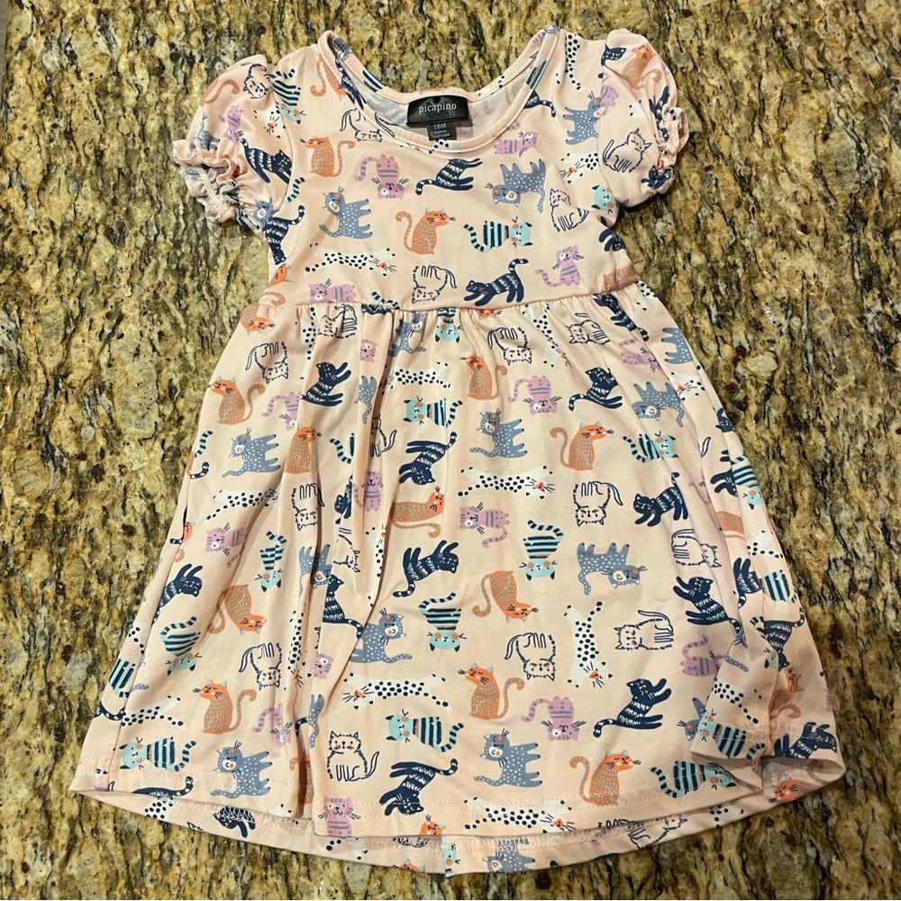 Cat dress toddler size 18 months